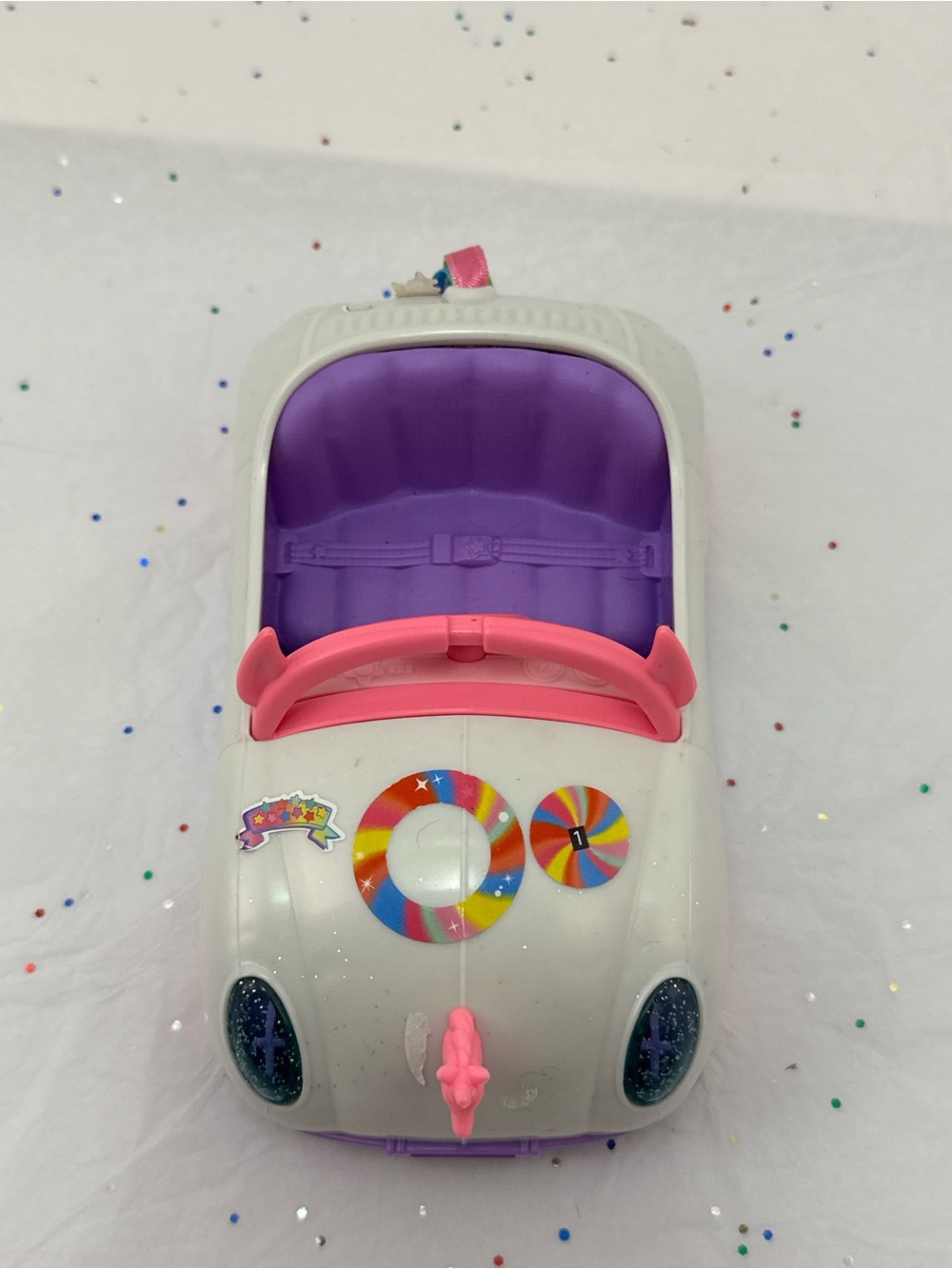 Chelsea White & Pink Unicorn Car (Car Only) - Picture 5 of 5